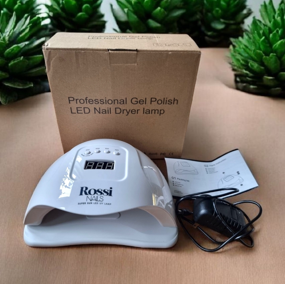 ROSSI Nails Professional Gel Polish LED  Nail Dryer Lamp To Cure Gel Polish